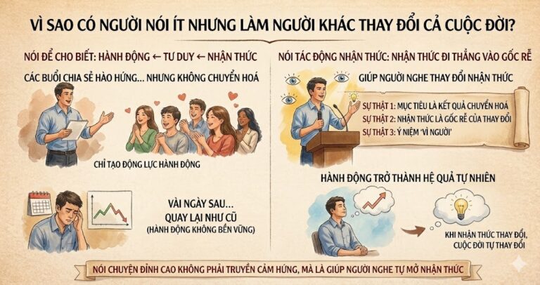 Vì Sao Có Người Nói Ít Nhưng Làm Người Khác Thay Đổi Cả Cuộc Đời? 