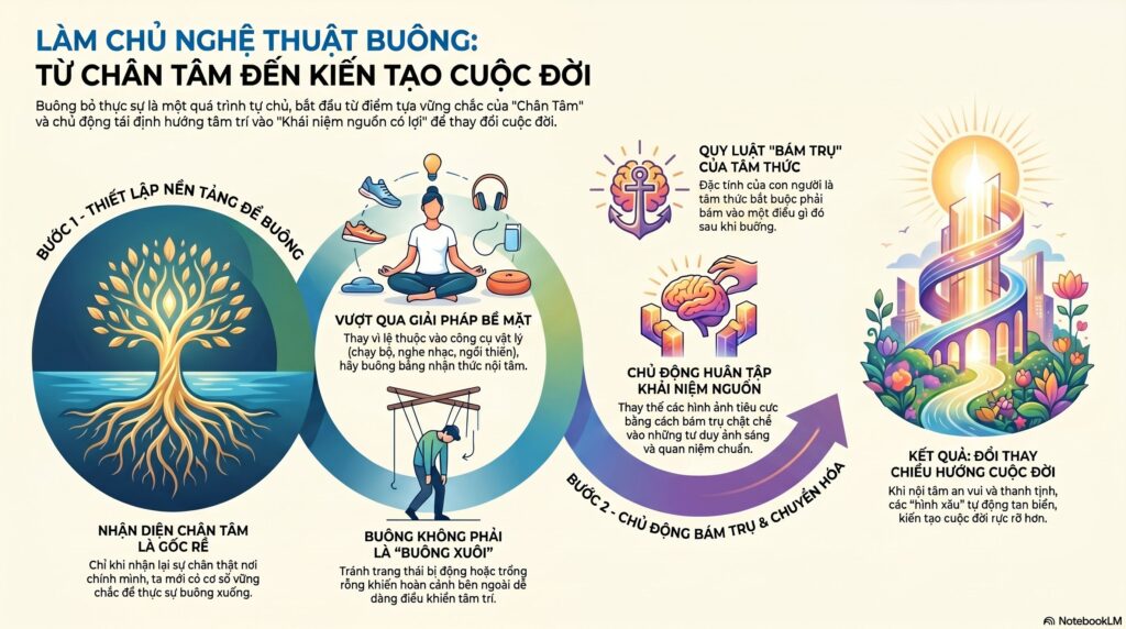 Làm Cách Nào Để Buông Được Và Sau Khi Buông Thì Cần Làm Gì?