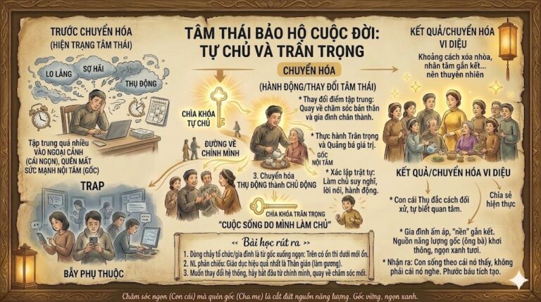 Tâm Thái Bảo Hộ Cuộc Đời.
