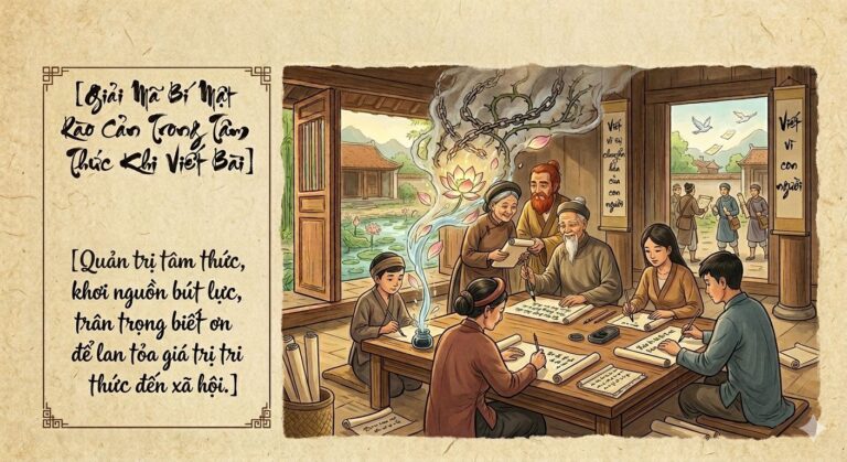 Giải Mã Bí Mật Rào Cản Trong Tâm Thức Khi Viết Bài