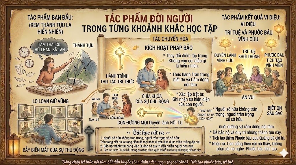 Tác Phẩm Đời Người Trong Từng Khoảnh Khắc Học Tập