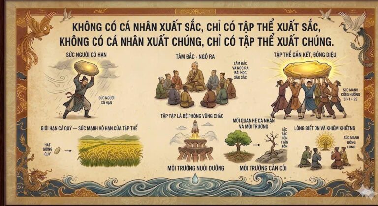 Không Có Cá Nhân Xuất Sắc Chỉ Có Tập Thể Xuất Sắc – Không Có Cá Nhân Xuất Chúng Chỉ Có Tập Thể Xuất Chúng