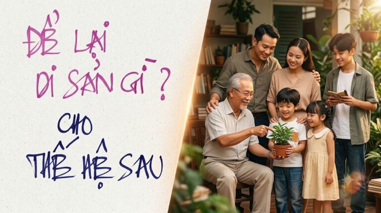 Để Lại Di Sản Gì Cho Thế Hệ Con Cháu Của Mình?