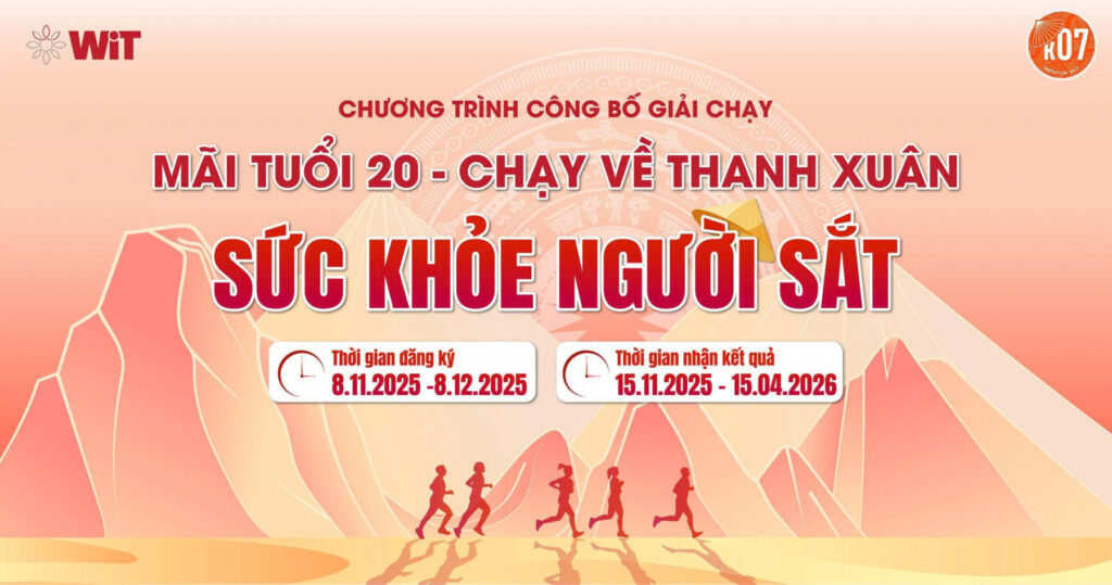 Khởi động giải chạy WiT: Hướng tới “Sức khỏe Người Sắt”, săn giải đặc biệt 100 triệu đồng