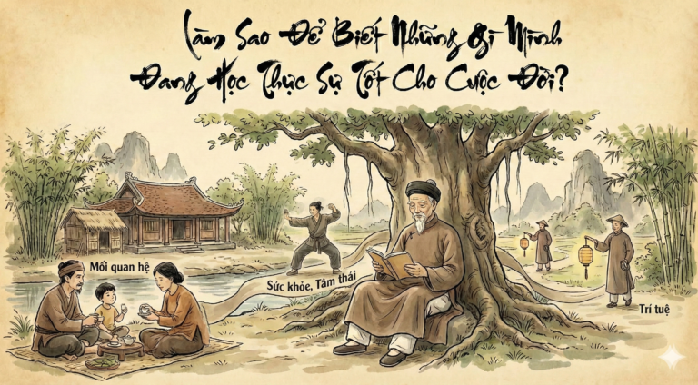 Làm Sao Để Biết Những Gì Mình Đang Học Thực Sự Tốt Cho Cuộc Đời?