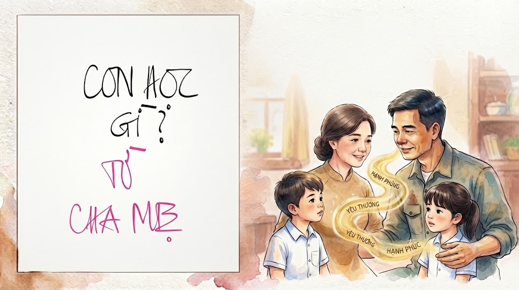 Con Học Gì Từ Cha Mẹ ?