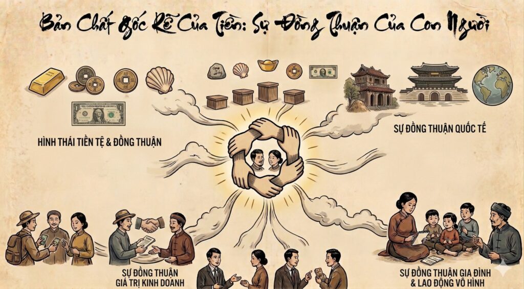 Tiền Bản Chất Là Sự Đồng Thuận Của Con Người