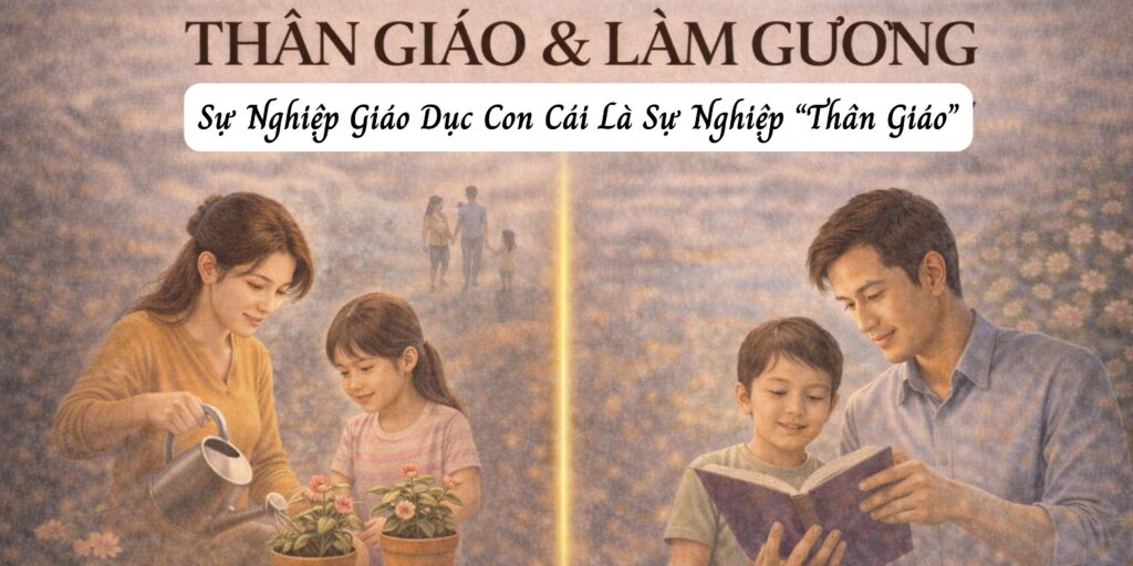 Sự Nghiệp Giáo Dục Con Cái Là Sự Nghiệp “Thân Giáo”
