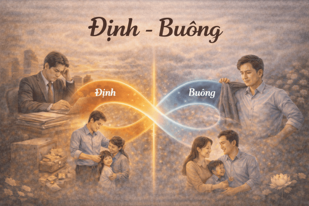Buông – Định: Ứng Dụng Quy Luật Luân Hồi Trong Đời Sống Nhân Sinh