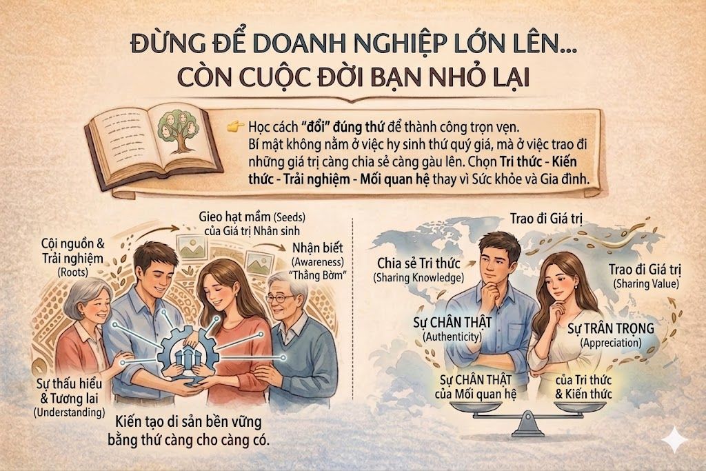 Đừng Để Doanh Nghiệp Lớn Lên… Còn Cuộc Đời Bạn Nhỏ Lại
