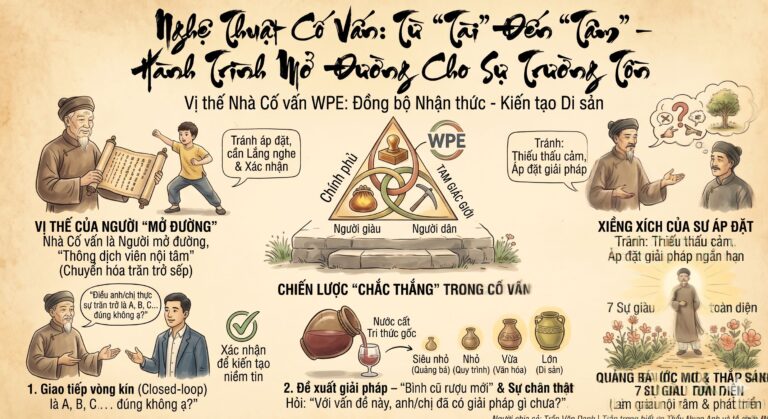 Nghệ Thuật Cố Vấn: Từ “Tài” Đến “Tâm” – Hành Trình Mở Đường Cho Sự Trường Tồn
