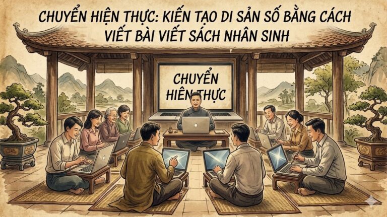 Câu Chuyện Chuyển Hiện Thực: Kiến Tạo Di Sản Số Bằng Cách Viết Bài Viết Sách Nhân Sinh