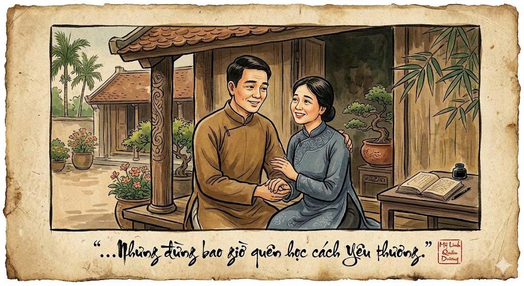 Nhưng Đừng Bao Giờ Quên Học Cách Yêu Thương.”