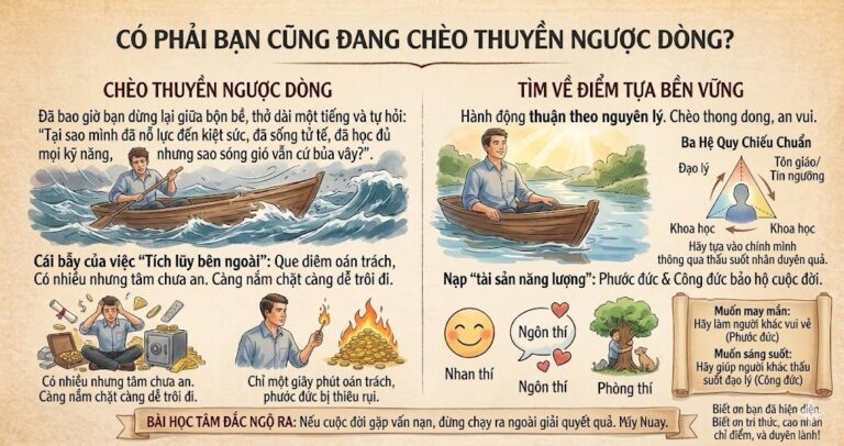 Có Phải Bạn Cũng Đang Chèo Thuyền Ngược Dòng?