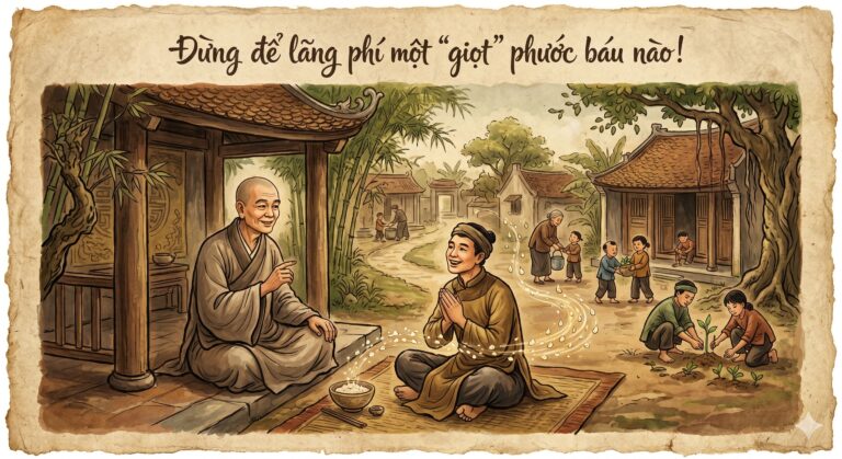 Đừng Để Lãng Phí Môt Giọt Phước Báu Nào