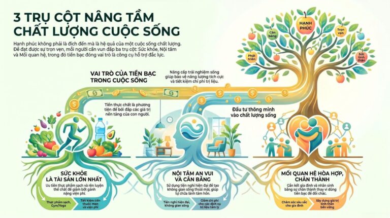 3 Trụ Cột Nâng Tầm Chất Lượng Cuộc Sống