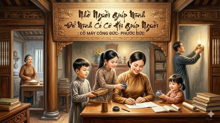 Nhờ Người Giúp Mình Để Mình Có Cơ Hội Giúp Người Cỗ Máy Công Đức- Phước Đức