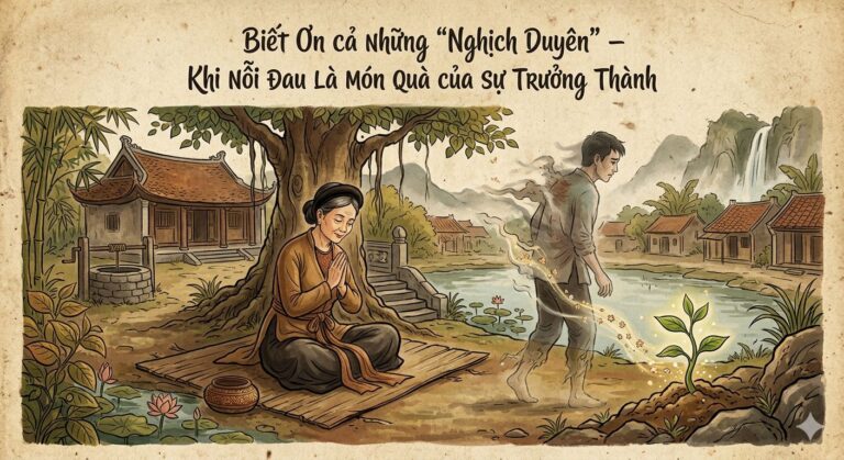 Biết Ơn Cả Những Nghịch Duyên Khi Nỗi Đau Là Món Quà Của Sự Trưởng Thành