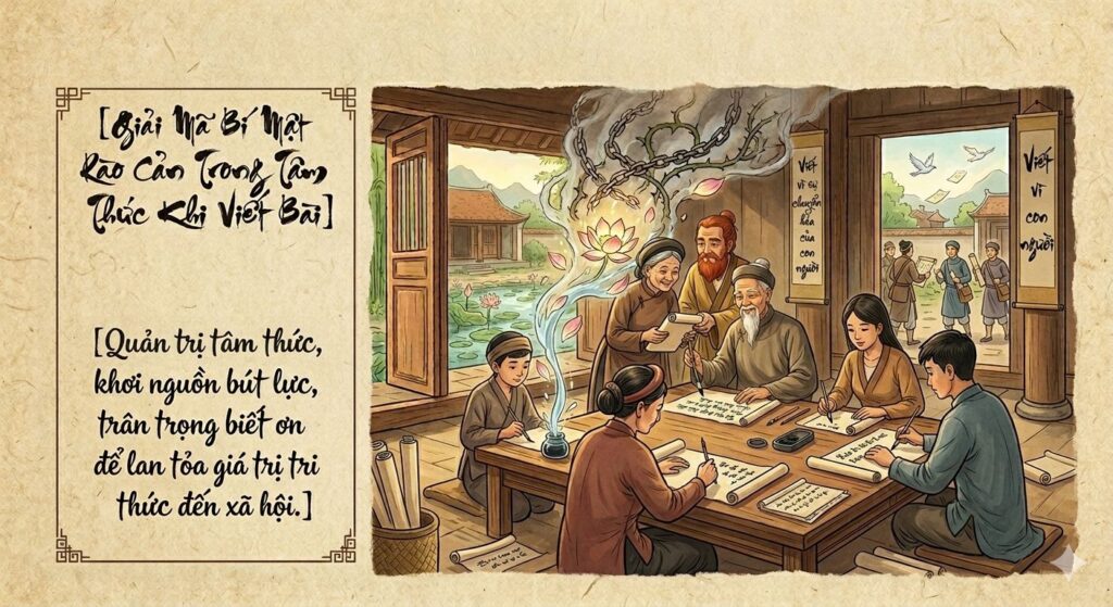 Giải Mã Bí Mật Rào Cản Trong Tâm Thức Khi Viết Bài
