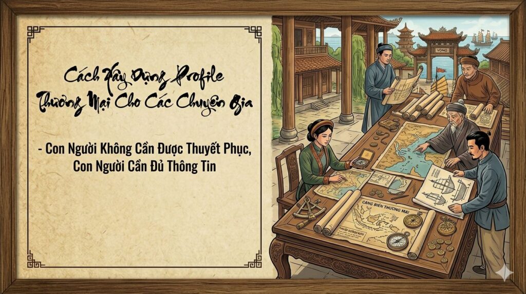 Cách Xây Dựng Profile Thương Mại Cho Các Chuyên Gia – Con Người Không Cần Được Thuyết Phục Con Người Cần Đủ Thông Tin