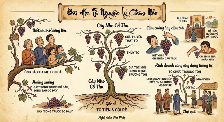 Bài Học Từ Nguyên Lý Chùm Nho