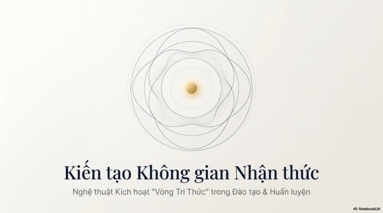 Kiến Tạo Không Gian Nhận Thức – Nghệ Thuật Kích Hoạt Vòng Tri Thức Trong Tư Vấn Huấn Luyện Đào Tạo.