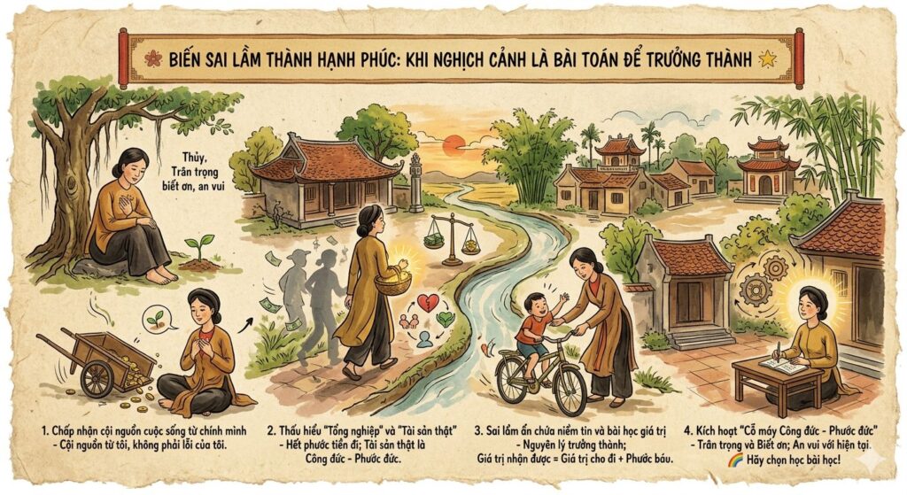 Biến Sai Lầm Thành Hạnh Phúc Khi Nghịch Cảnh Là Bài Toán Để Trưởng Thành