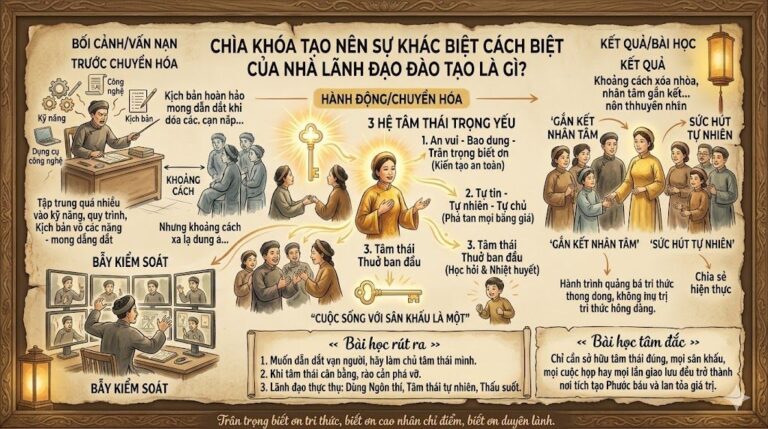 Chìa Khóa Tạo Nên Sự Khác Biệt Cách Biệt Của Nhà Lãnh Đạo Đào Tạo Là Gì?