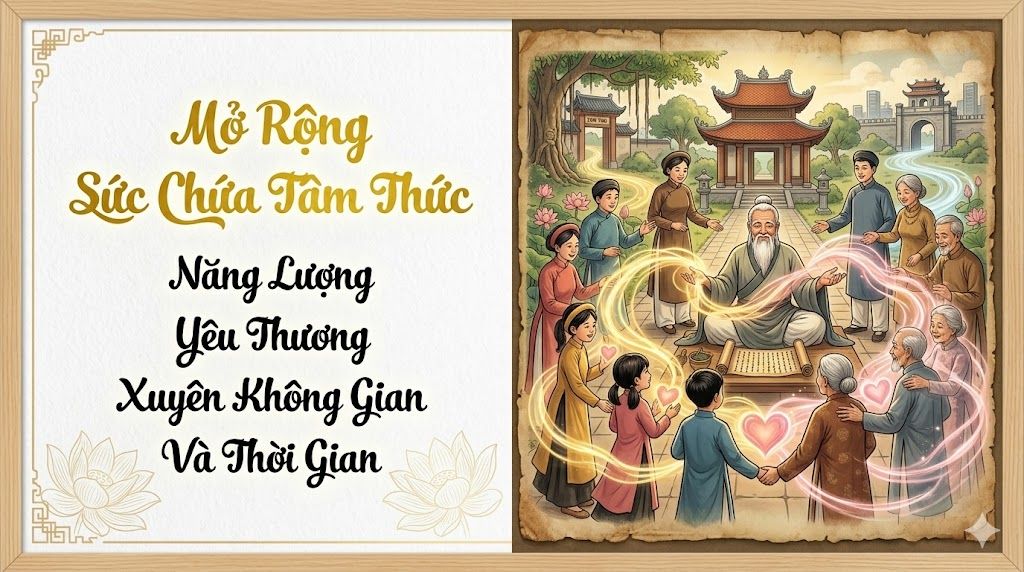 Mở Rộng Sức Chứa Tâm Thức – Năng Lượng Yêu Thương Xuyên Không Gian Và Thời Gian