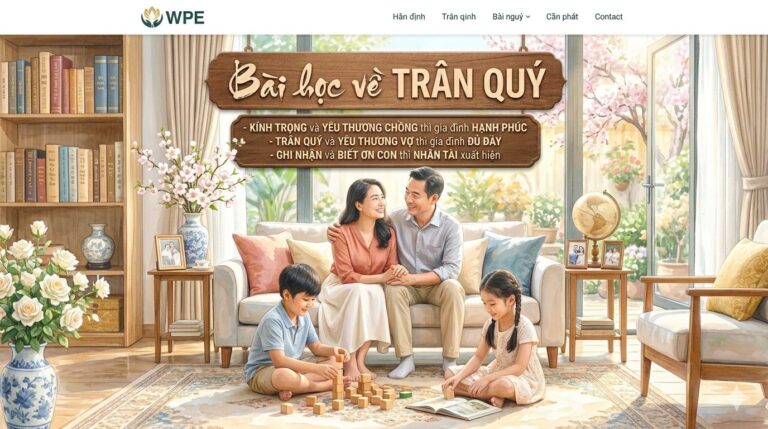 Bài Học Về Trân Quý