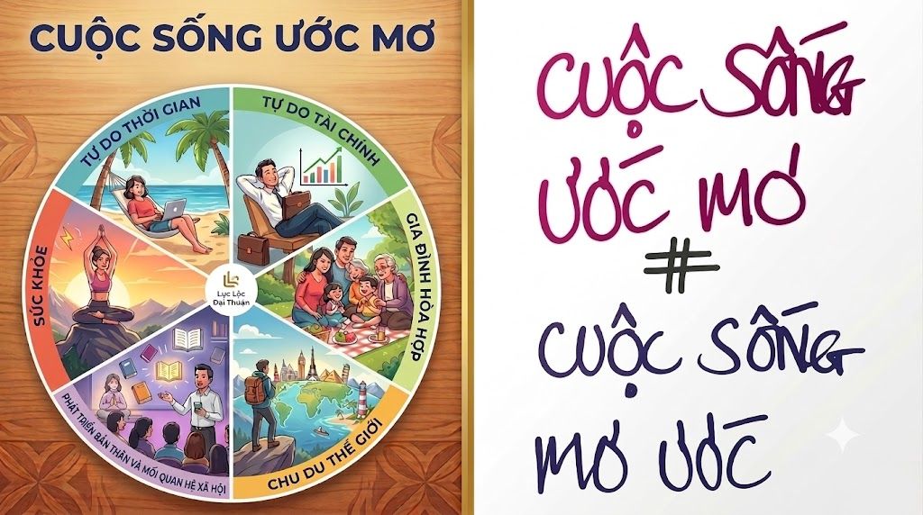 Sự Khác Nhau Giữa Cuộc Sống Mơ Ước Và Cuộc Sống Ước Mơ