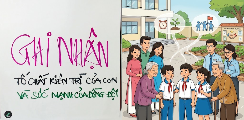 Ghi Nhận Tố Chất Kiên Trì Của Con Và Sức Mạnh Của Đồng Đội