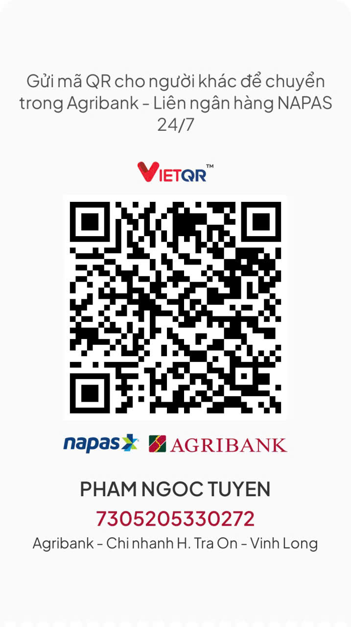 QR chuyển khoản