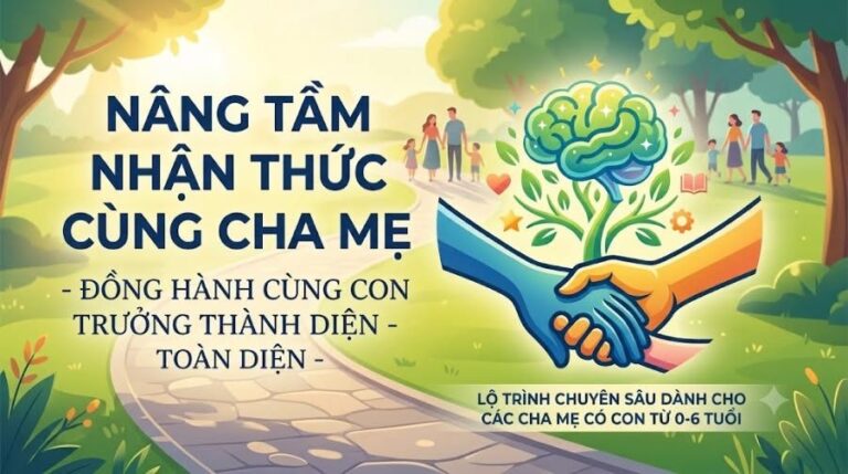Lộ Trình Nâng Tầm Nhận Thức Cùng Cha Mẹ – Đồng Hành Cùng Con Tưởng Thành Toàn Diện