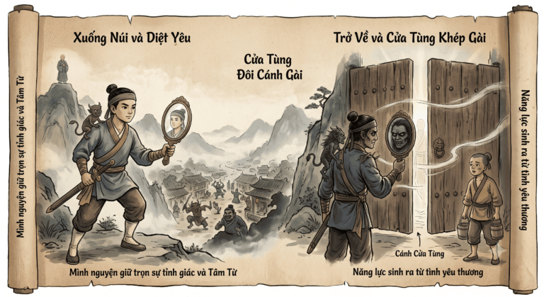 Cửa Tùng Đôi Cánh Gài: Cạm Bẫy Vi Tế Của Người Phụng Sự Và Bài Học Về Sự Tỉnh Giác