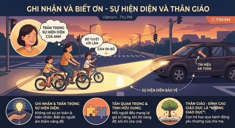 Ánh Đèn Chiếu Hậu Và Chìa Khóa Ghi Nhận – Biết Ơn – Thân Giáo