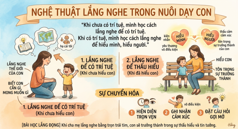 Nghệ Thuật Lắng Nghe Trong Nuôi Dạy Con Cái