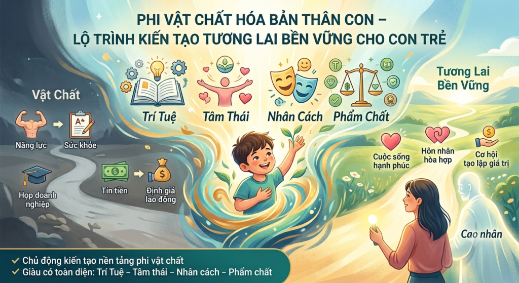 Phí Vật Chất Hóa Bản Thân Con – Lộ Trình Kiến Tạo Tương Lai Bền Vững Cho Con Trẻ
